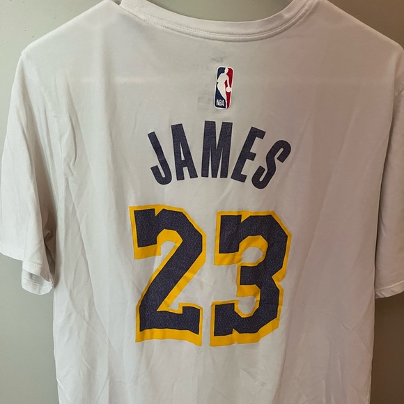 Nike Los Angeles Lakers NBA T Shirt Jersey Size L - Picture 3 of 4